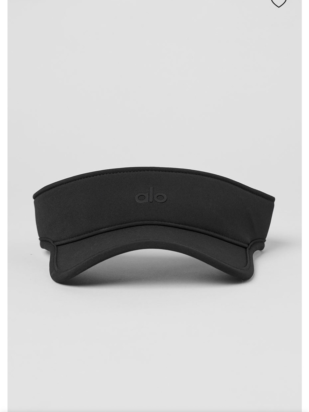 ALO Yoga Black Performance Visor